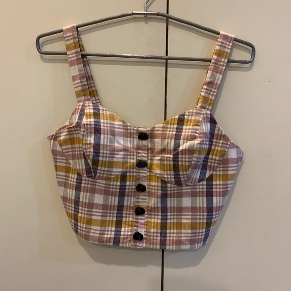 Zara Cropped Tank Top - Picture 2 of 6